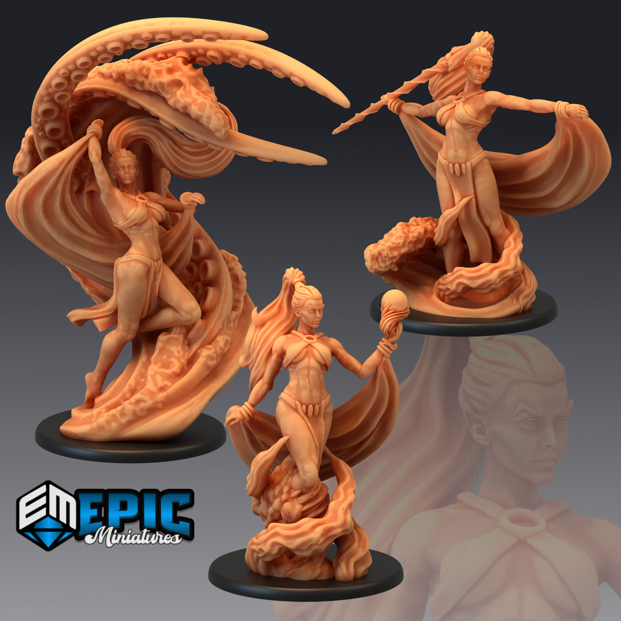 MARID GENIO DEL AGUA - ELEMENTALES Y GENIOS