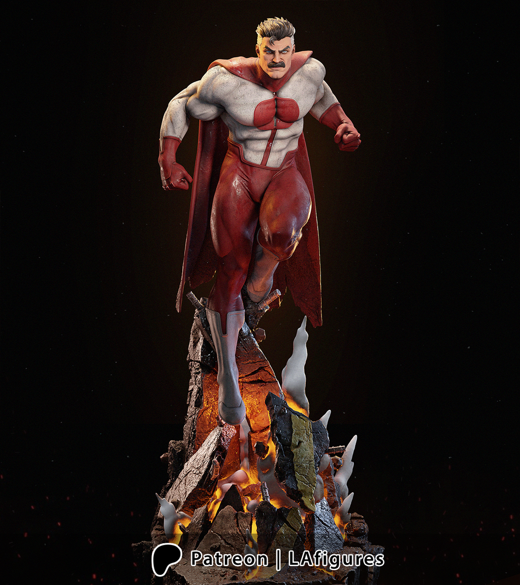 INVENCIBLE Y OMNIMAN de L.A FIGURES