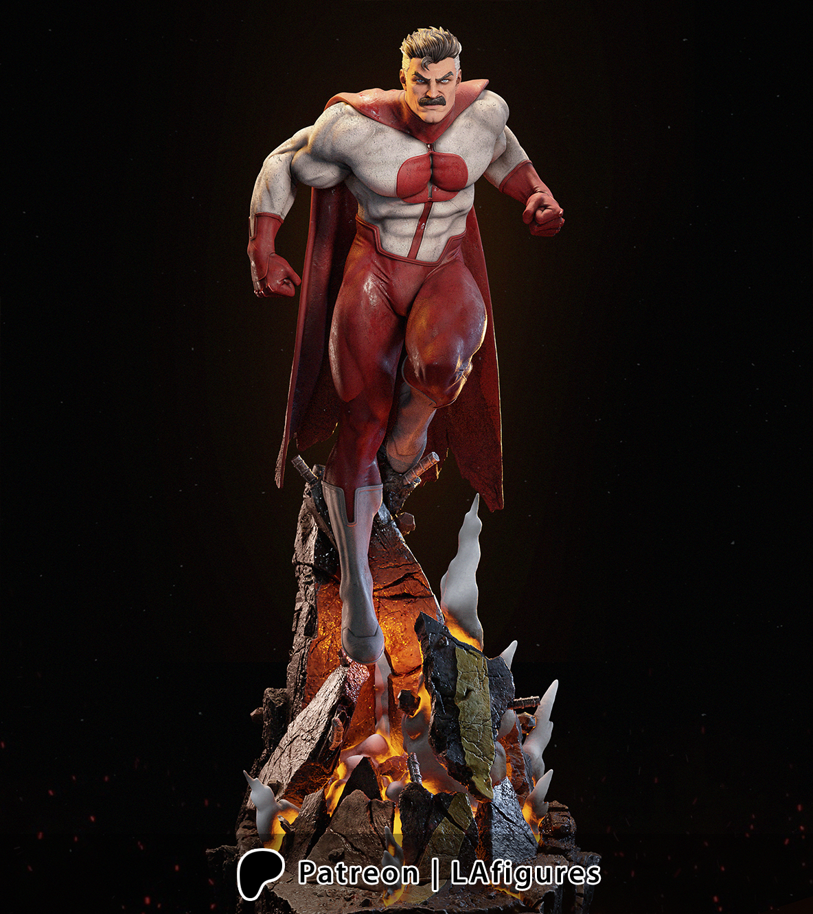 INVENCIBLE Y OMNIMAN de L.A FIGURES