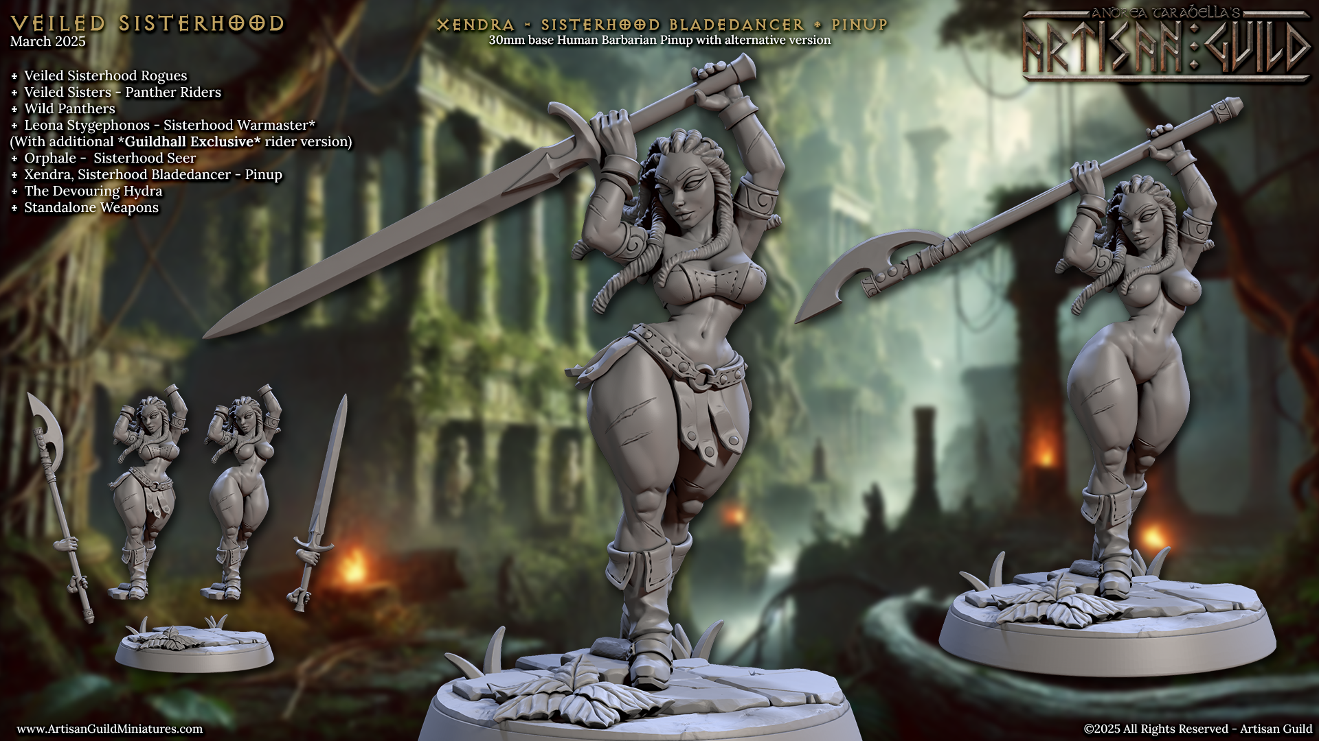 VEILED SISTERHOOD Pinup - Xendra