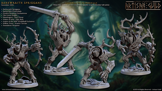 Primordials Unit II - Barkwraith Spriggans (Adventurer)