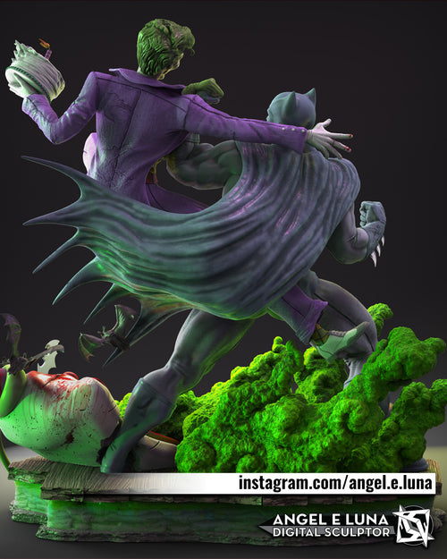 BATMAN VS JOKER 1/4 ESCALA