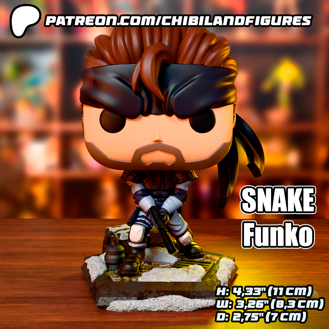 Solid Snake Metal Gear FNK