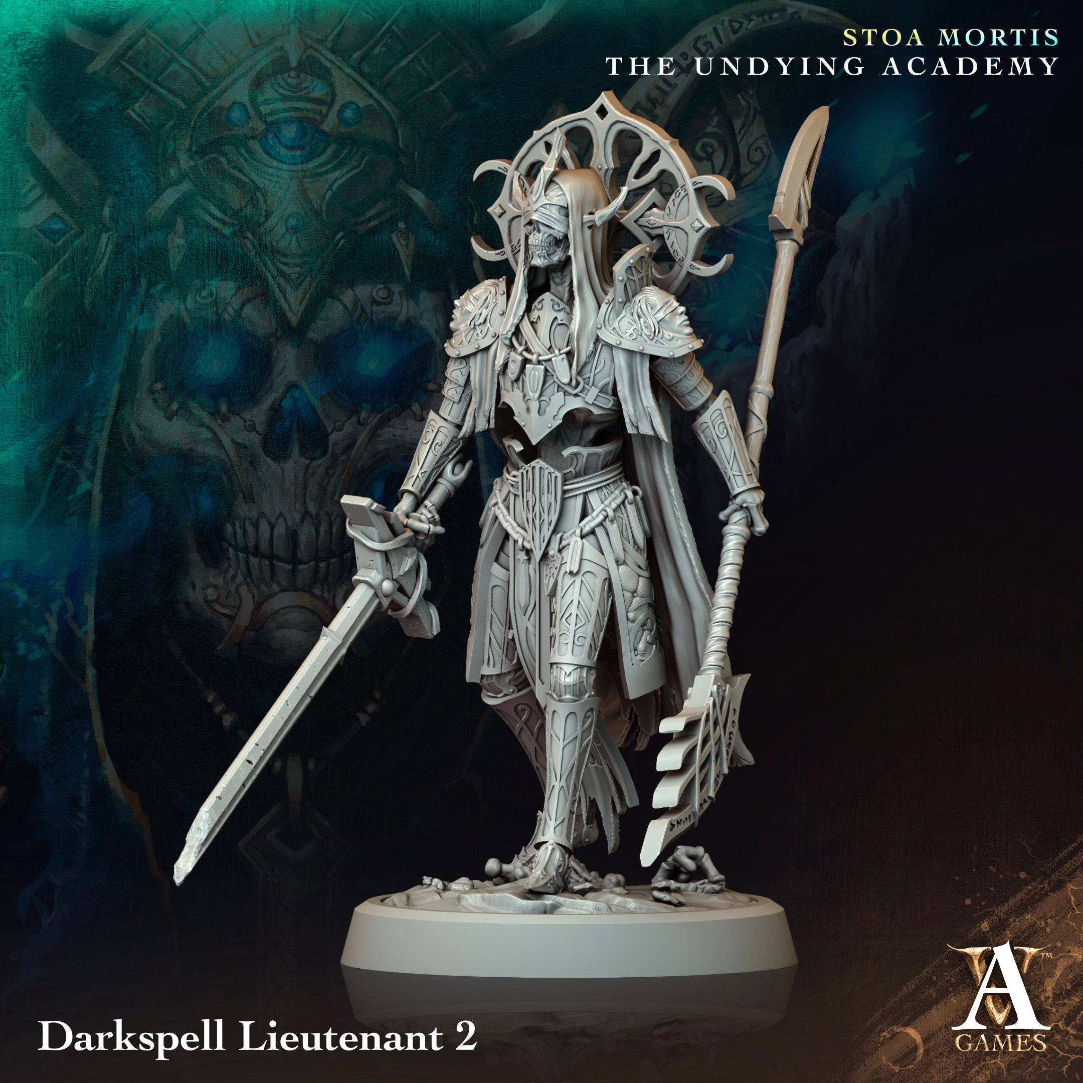 Darkspell Lieutenant - Stoa Mortis - The Undying Academy