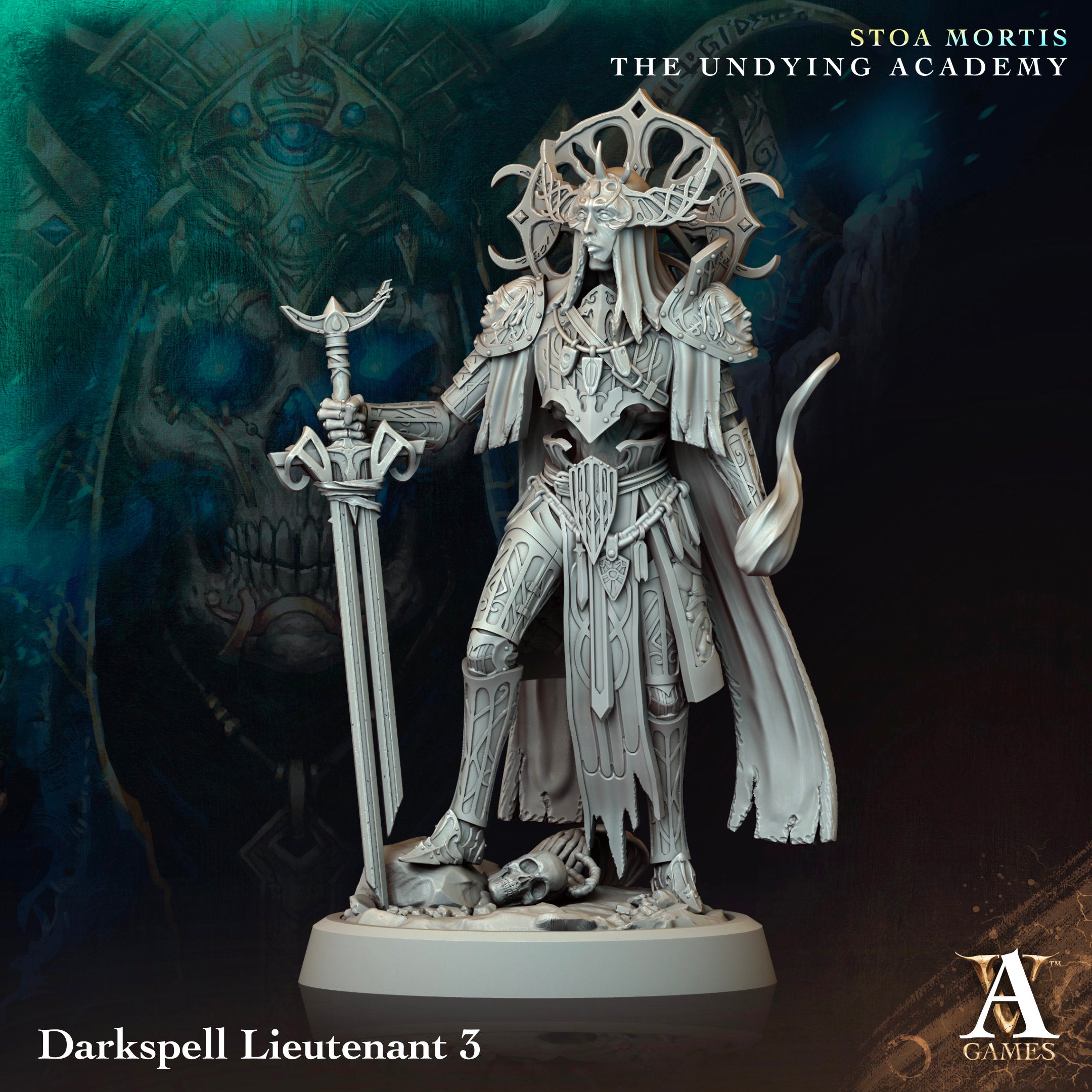 Darkspell Lieutenant - Stoa Mortis - The Undying Academy