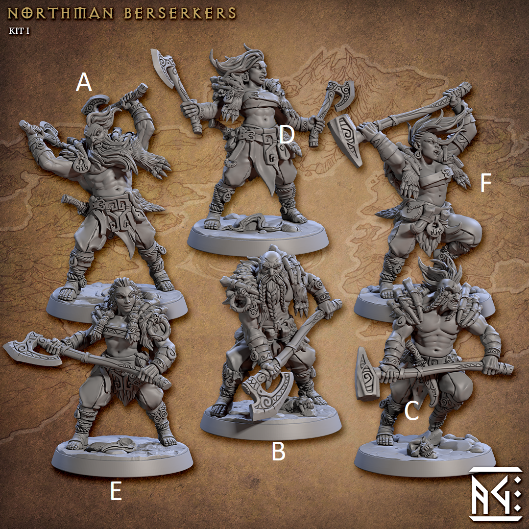 SQ Berserker  - SKUTAGAARD NORTHMEN HUSKAARLS VOL 2