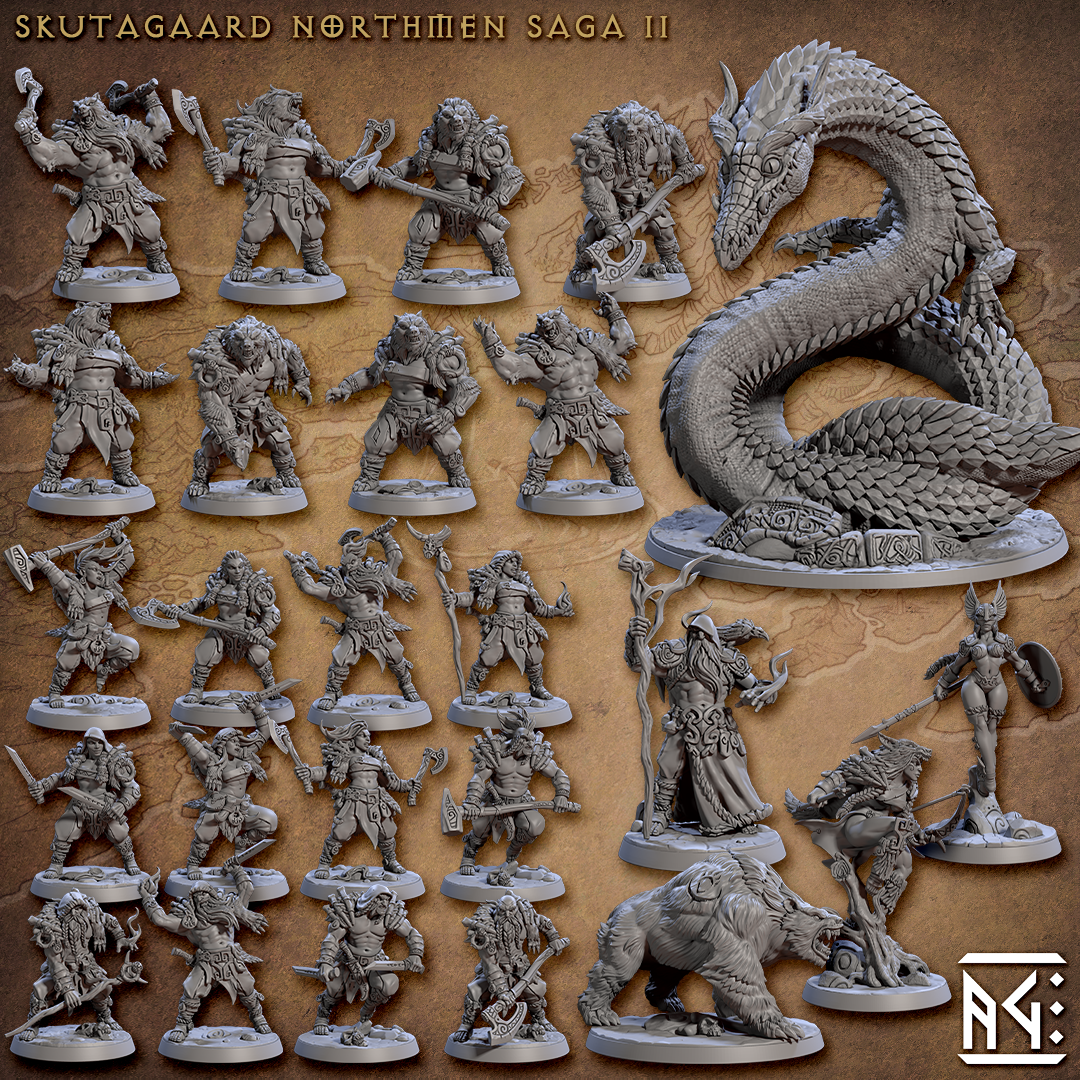 SKUTAGAARD NORTHMEN HUSKAARLS VOL 2- BATTLEFORCE BOX