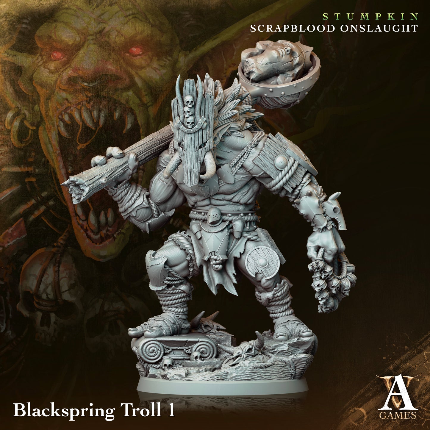 Blackspring Troll  Stumpkin - Scrapblood Onslaught