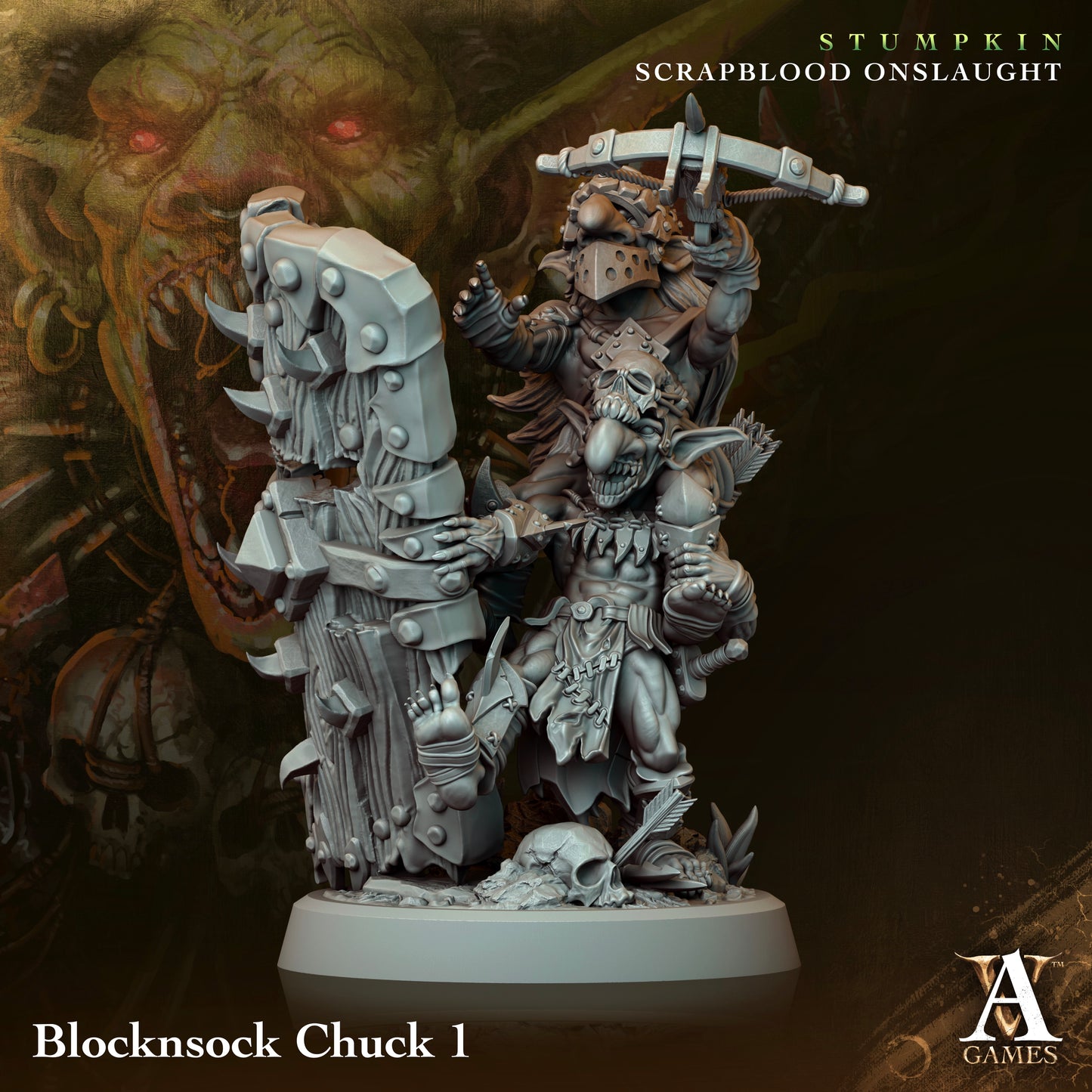 Blocknsock Chucks  Stumpkin - Scrapblood Onslaught