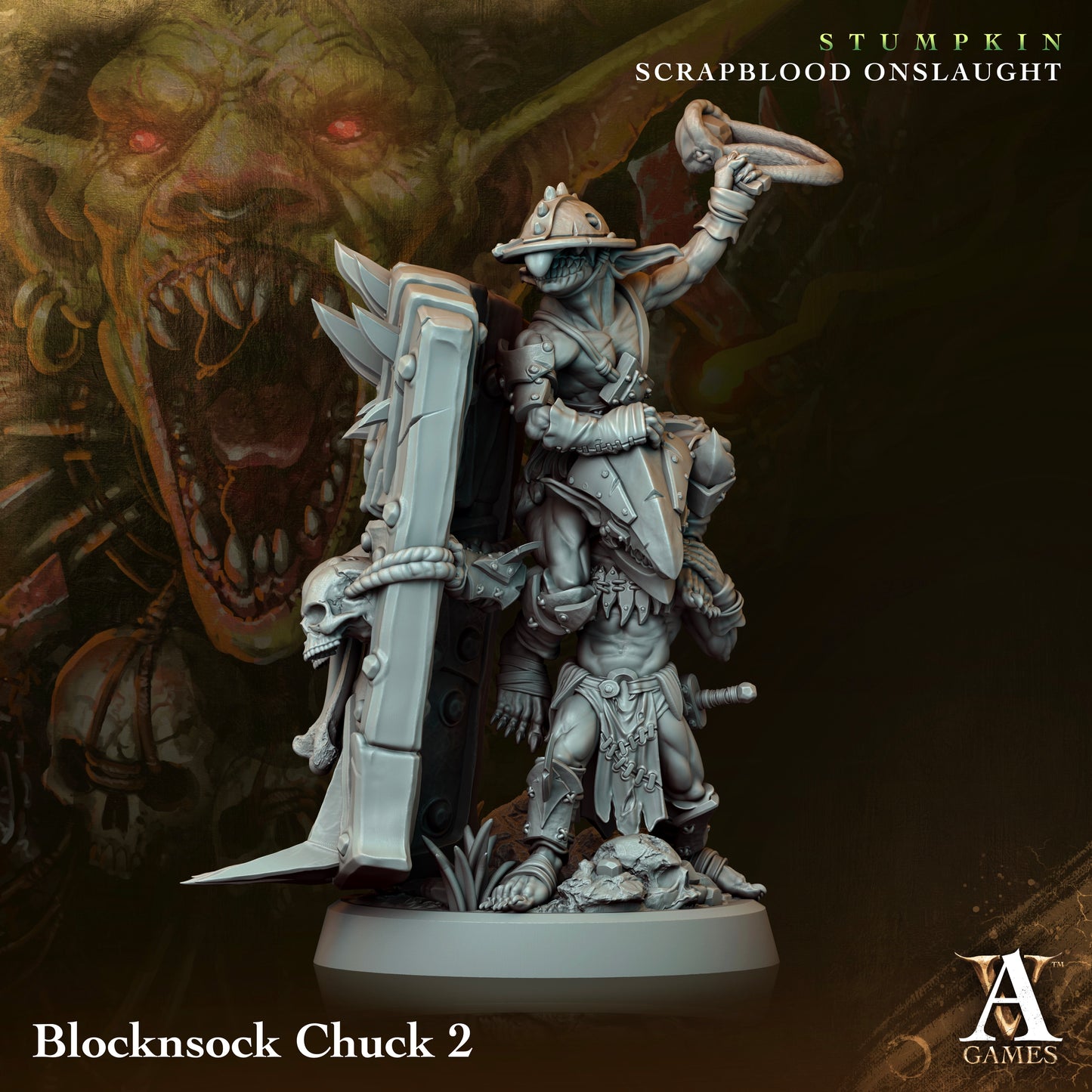 Blocknsock Chucks  Stumpkin - Scrapblood Onslaught