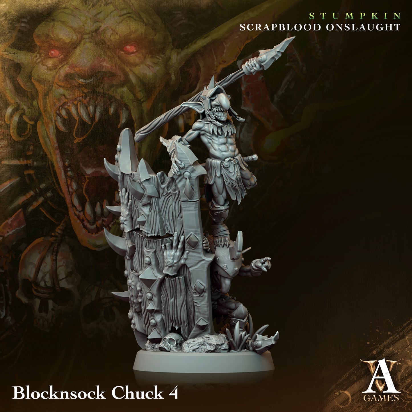 Blocknsock Chucks  Stumpkin - Scrapblood Onslaught