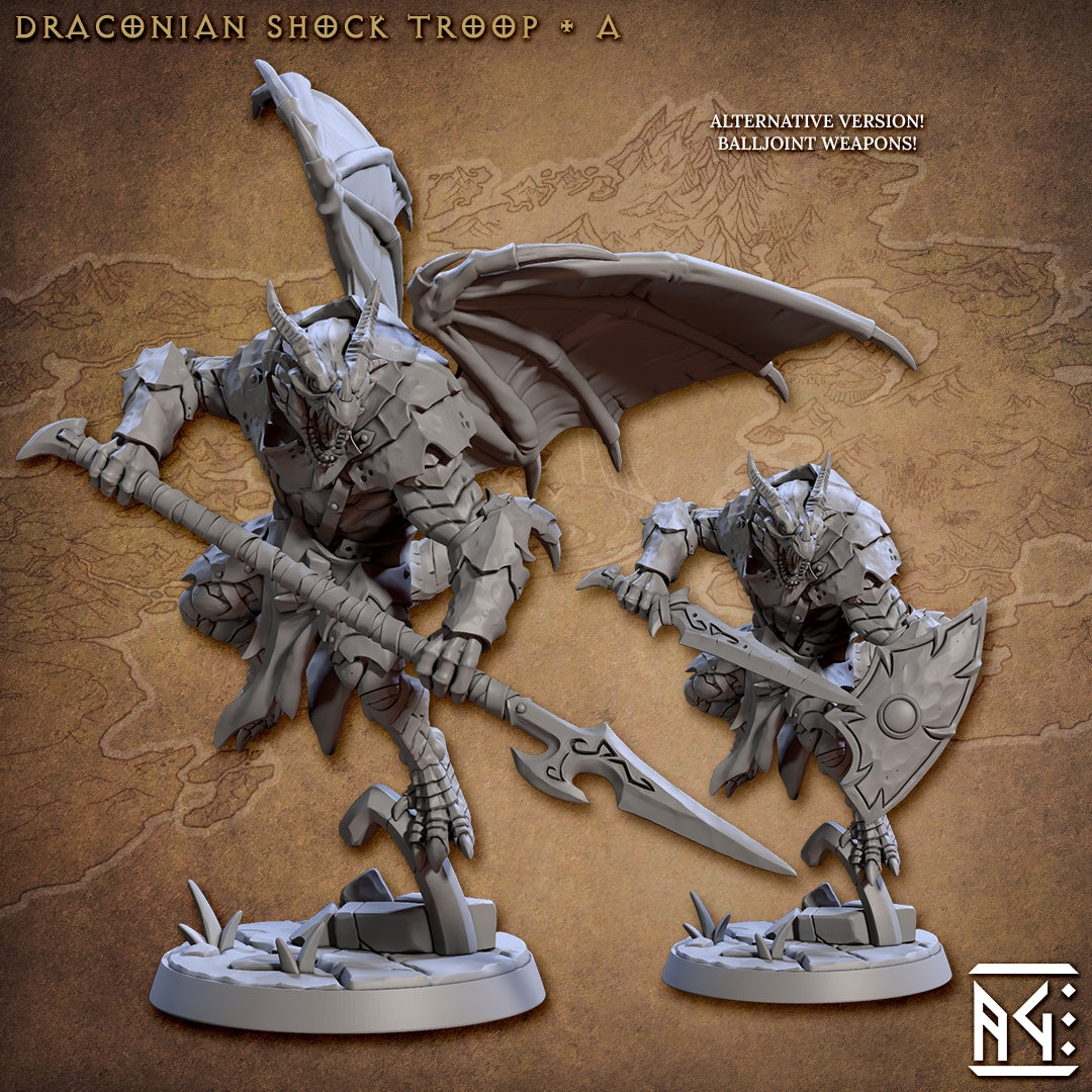 Draconian Shock Troops - Plaga de Draconianos