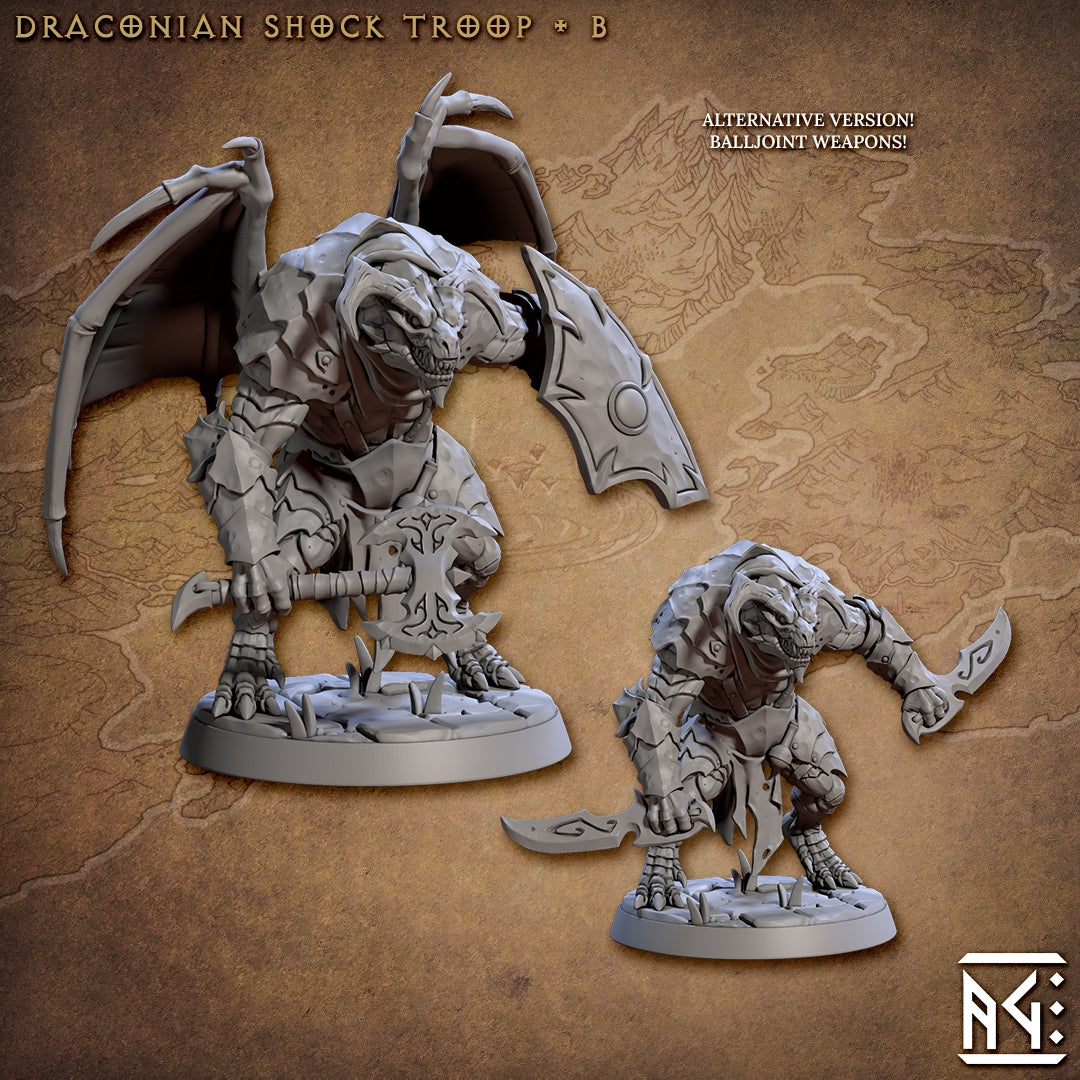 Draconian Shock Troops - Plaga de Draconianos