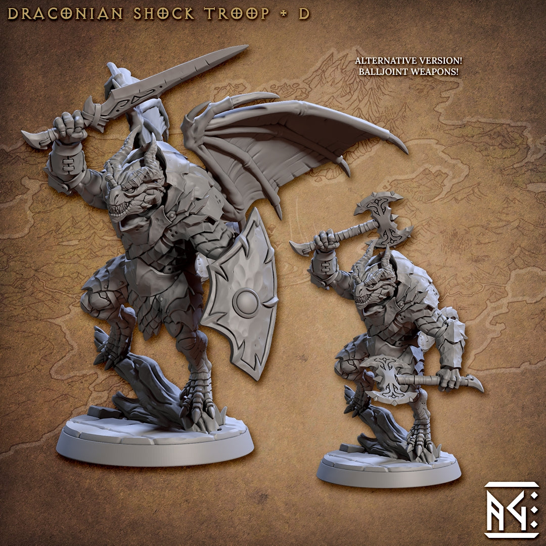 Draconian Shock Troops - Plaga de Draconianos
