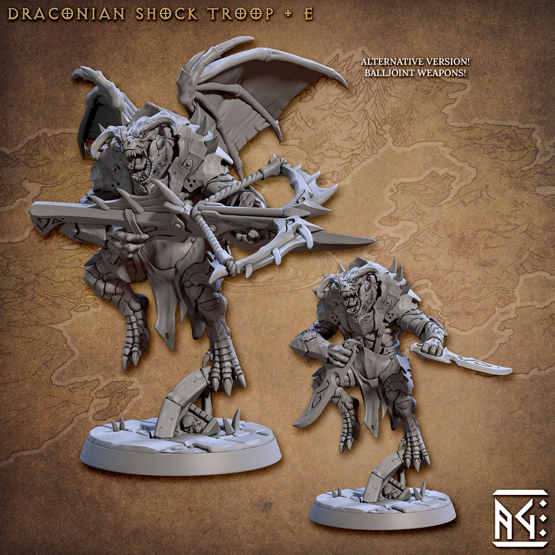 Draconian Shock Troops - Plaga de Draconianos