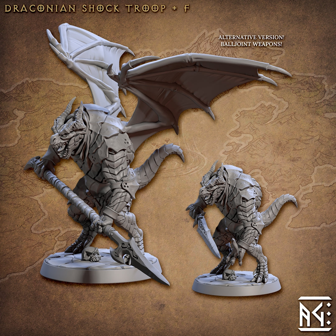 Draconian Shock Troops - Plaga de Draconianos