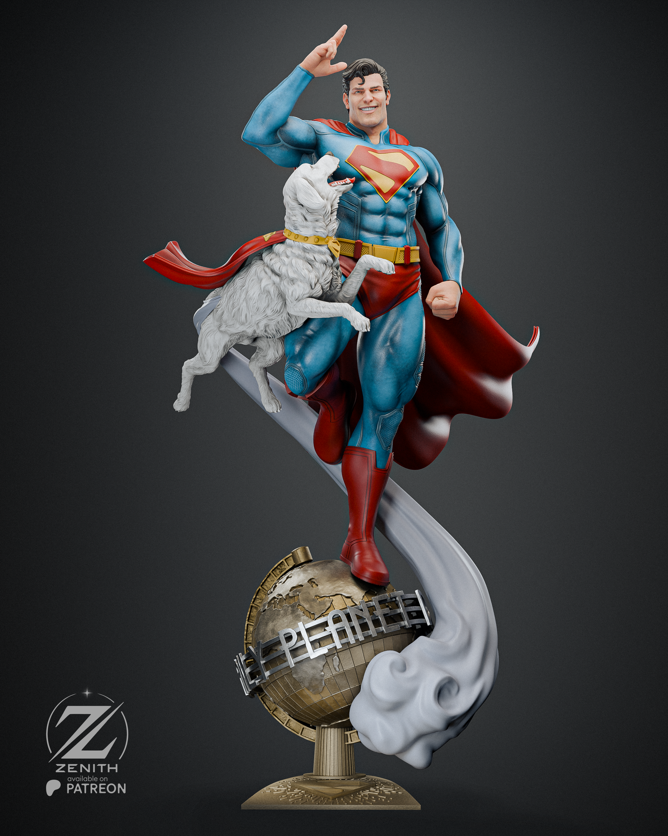 Superman y Kripto - Zenith Studio