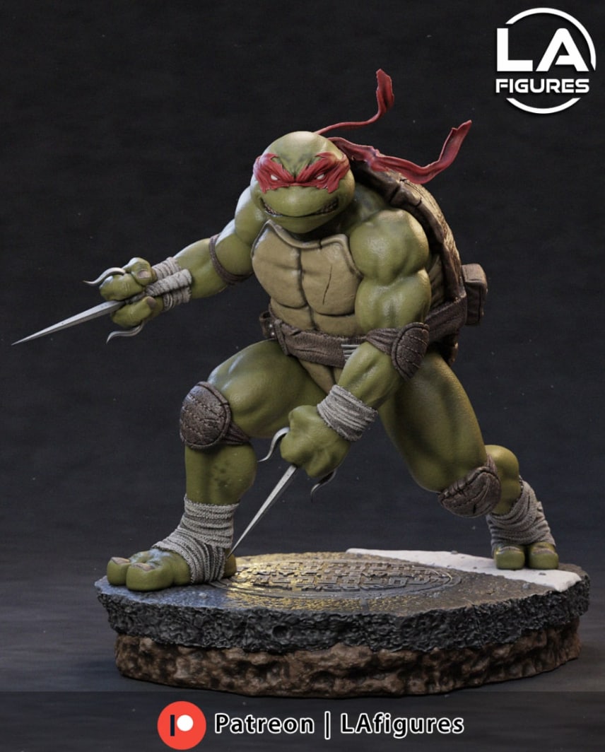 Raphael  TMNT TORTUGAS NINJA - L.A FIGURES
