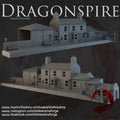 Estación de Tren de la Escuela de Magia Dragonspire 28mm/30mm