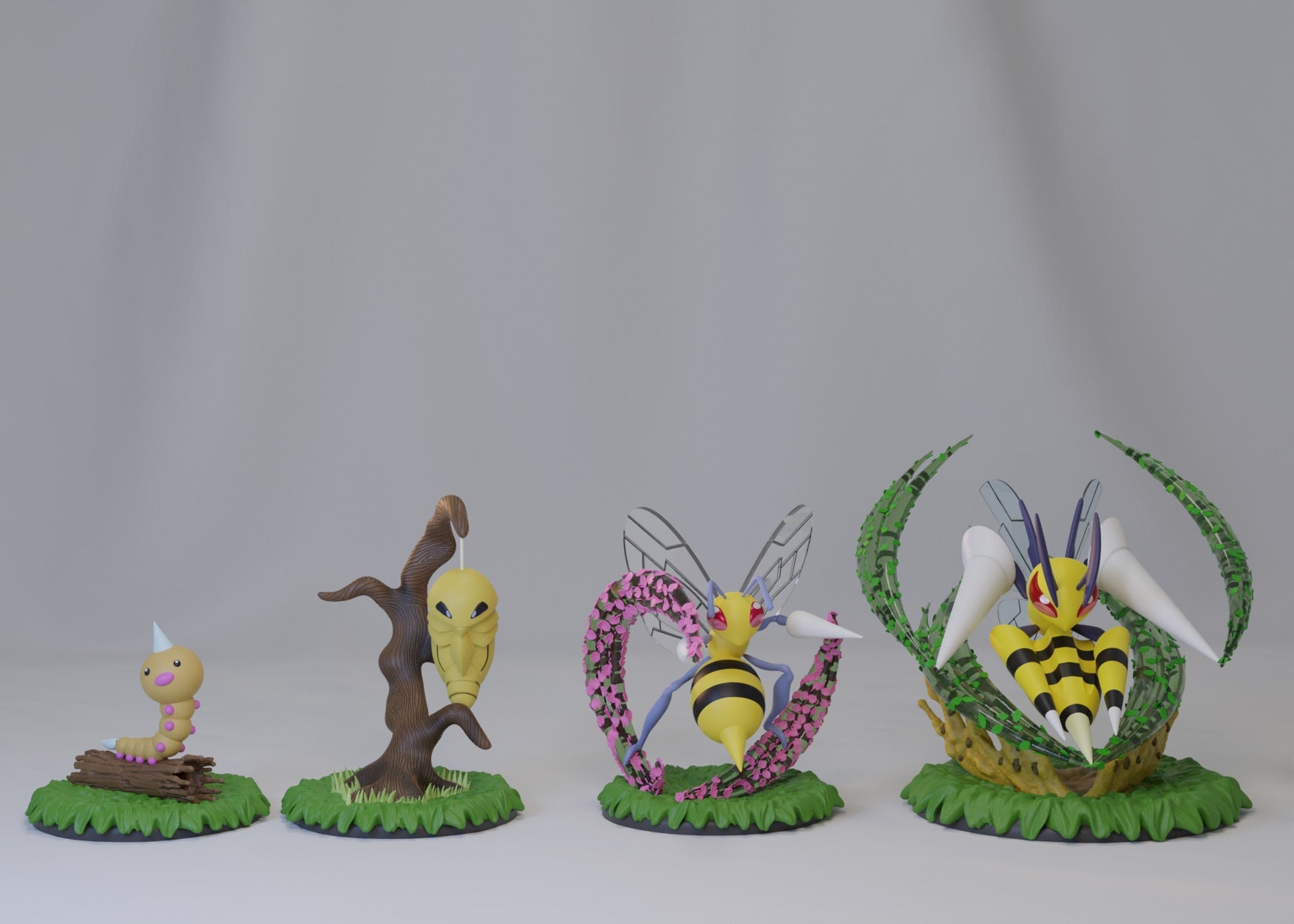 10 Pack  - Butterfree & Beedrill