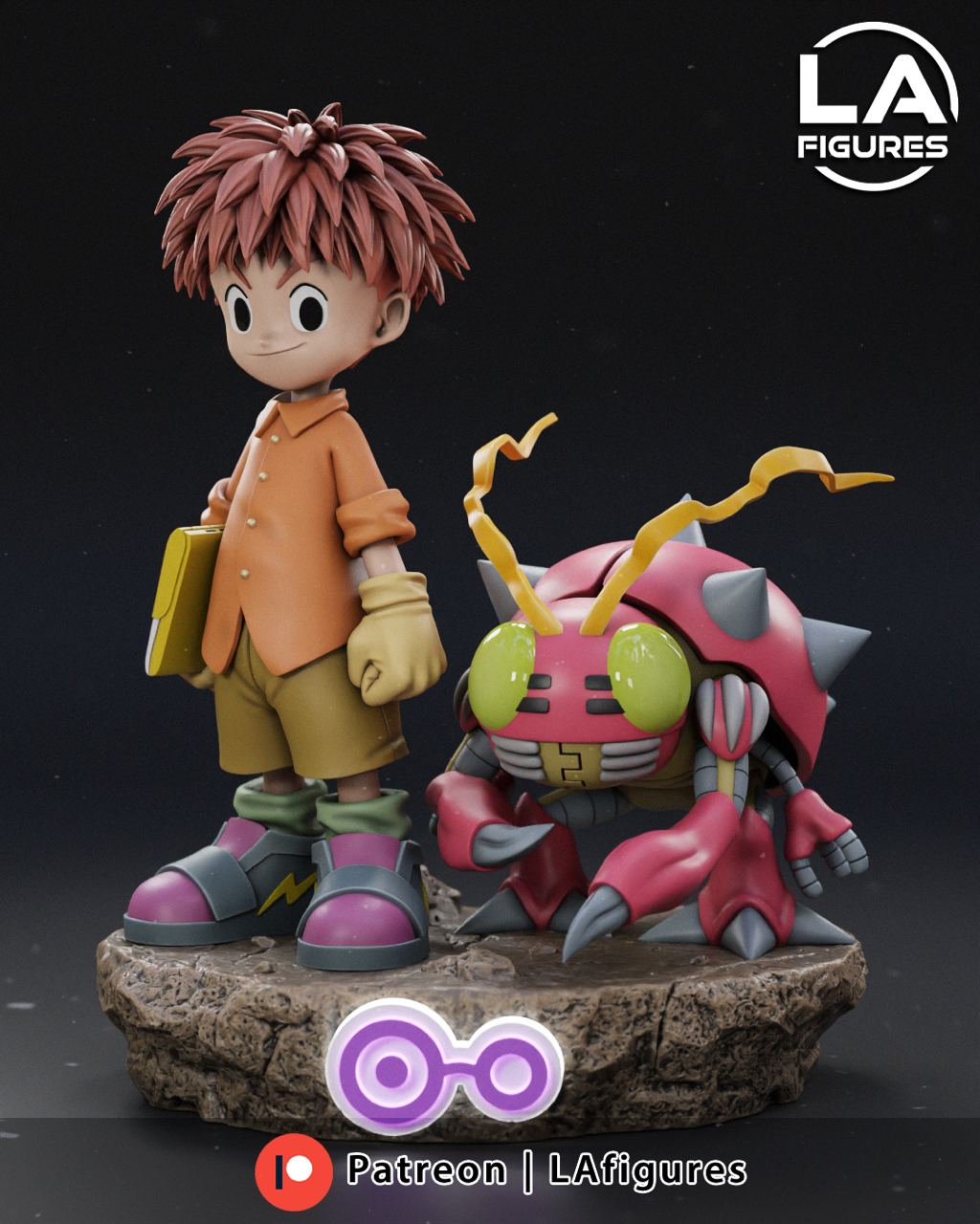 Izzy y Tentomon- DIGIMON - L.A FIGURES