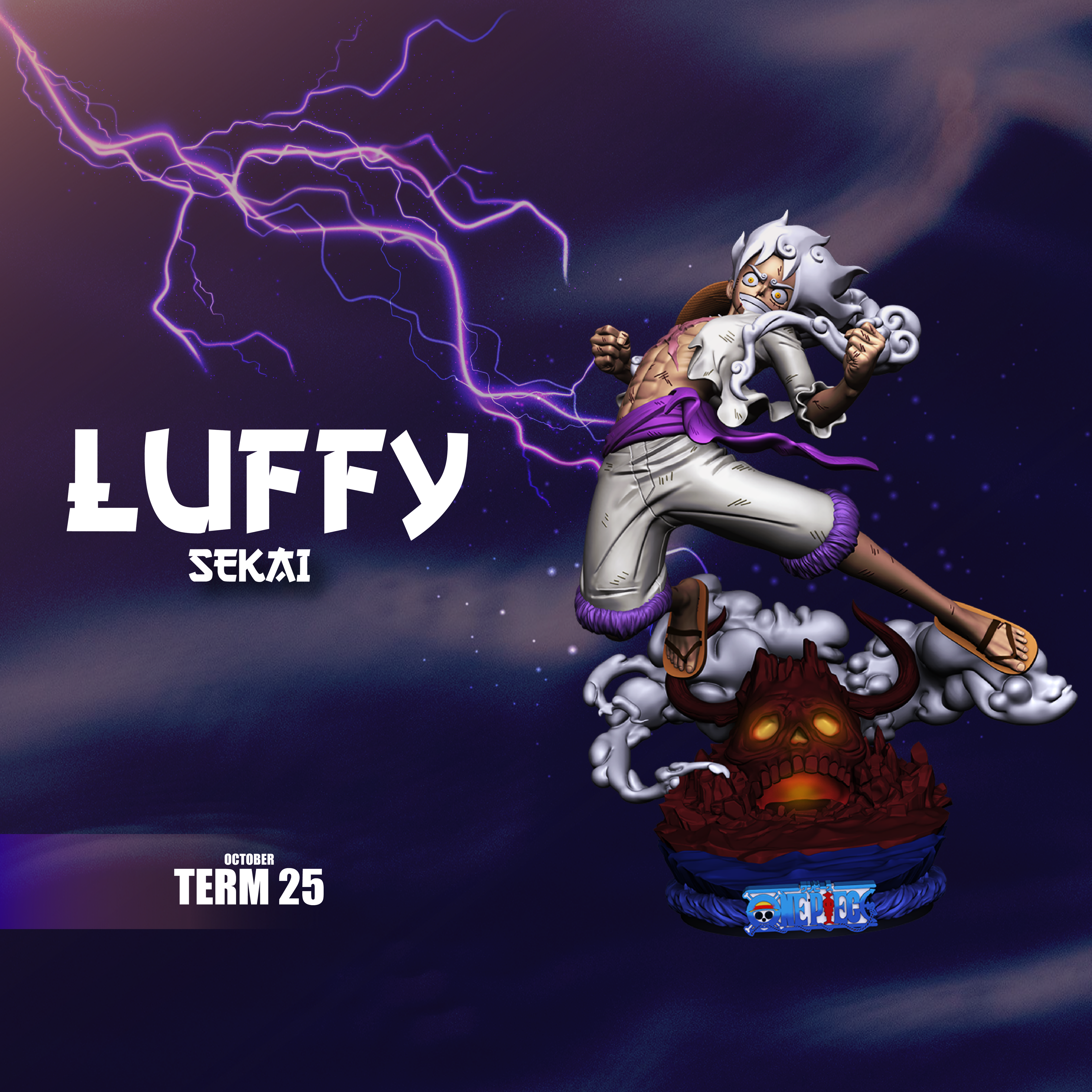 LUFFY GEAR 5- ONE PIECE