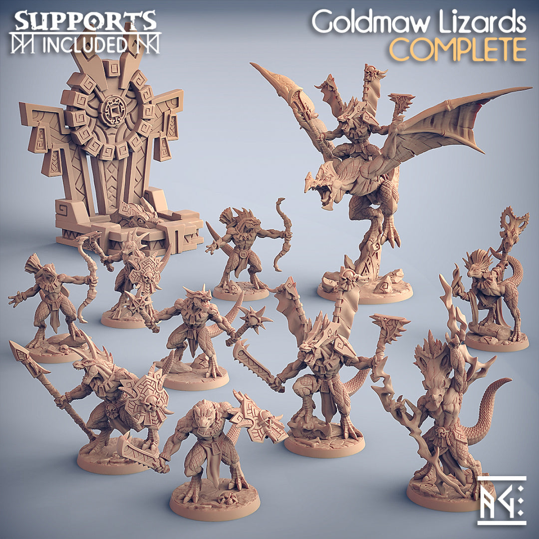 LIZARD LAGARTOS FAUCES DE ORO- BATTLEFORCE BOX