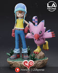 Sora y Biyomon- DIGIMON - L.A FIGURES