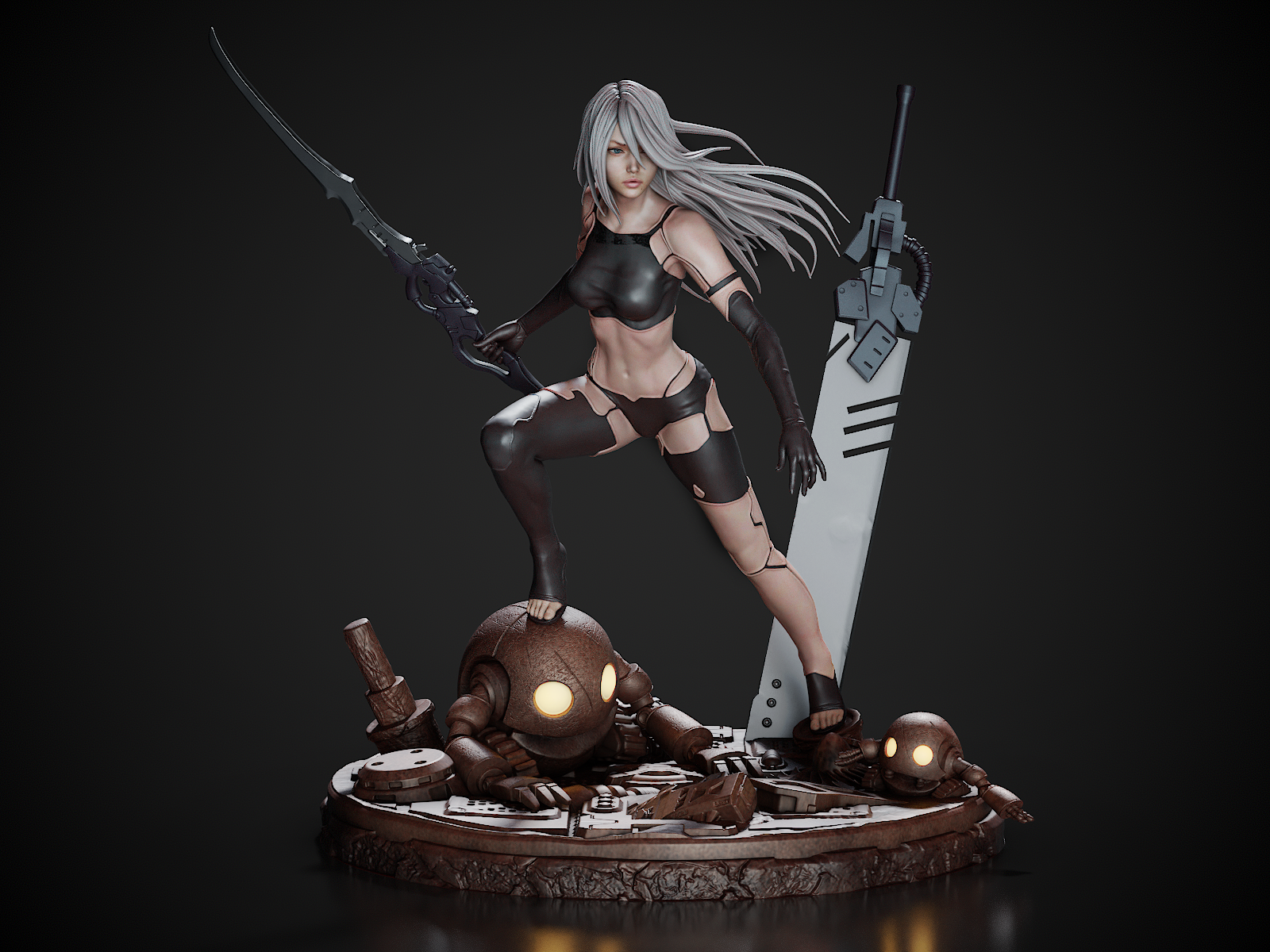 A2 warrior with the  white hair