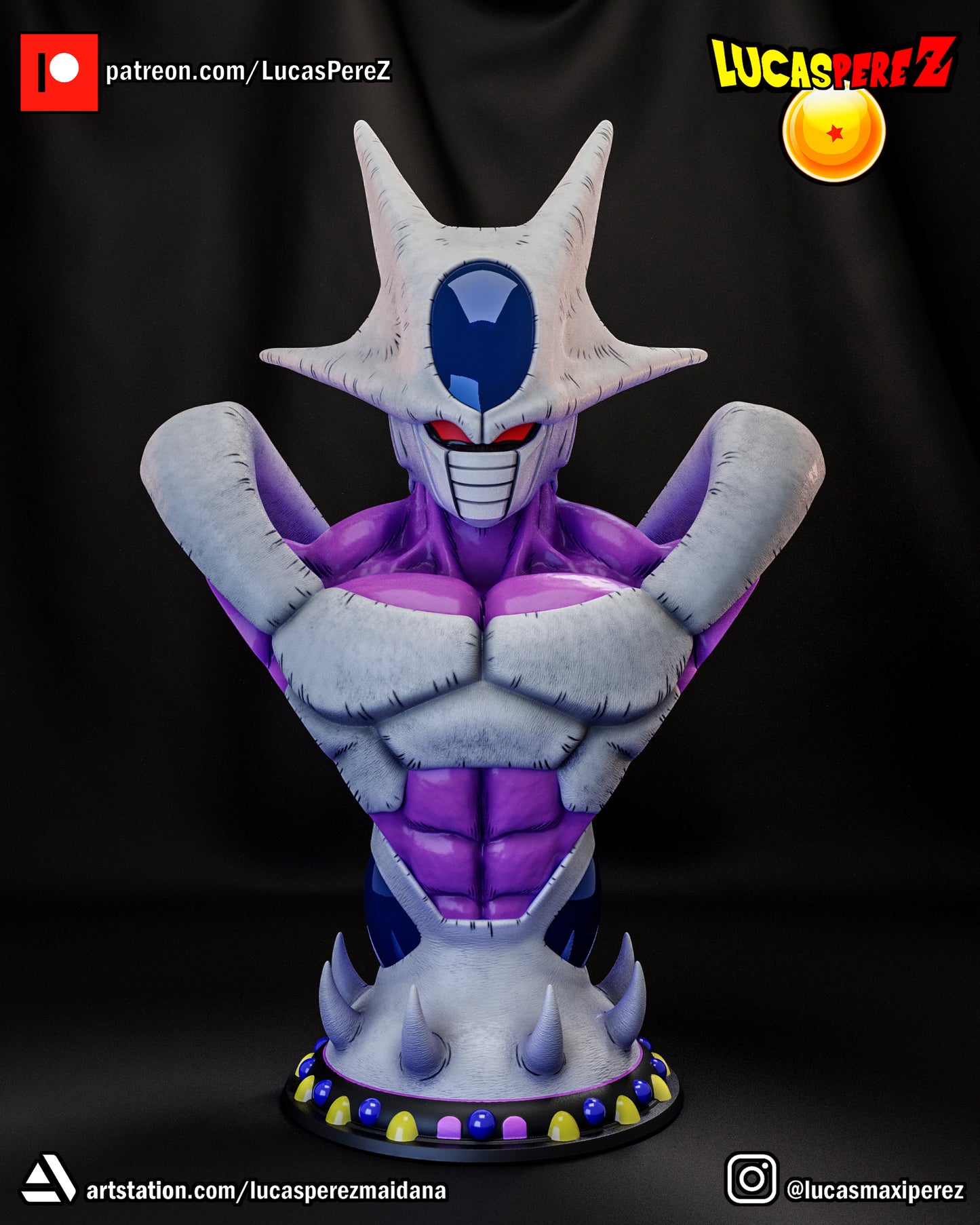 Cooler busto - dragon ball figures