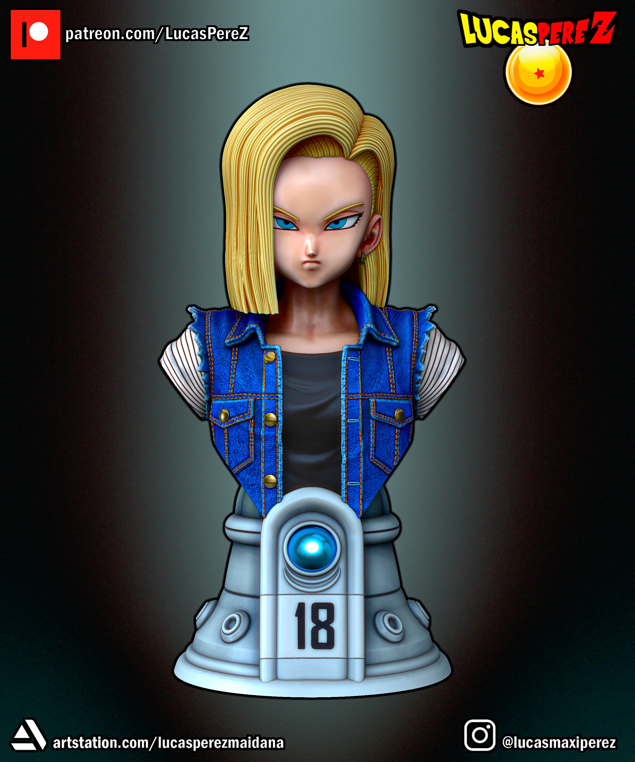 A17 / A 18  - dragon ball figures