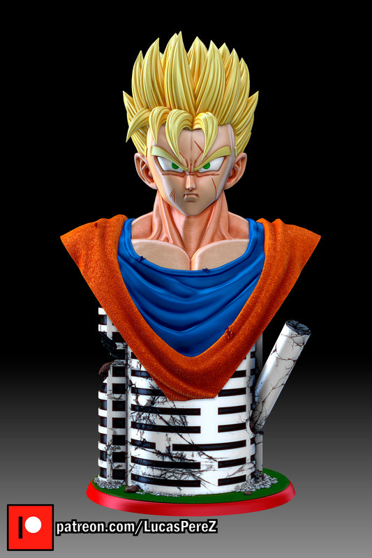 Gohan del Futuro busto - dragon ball figures