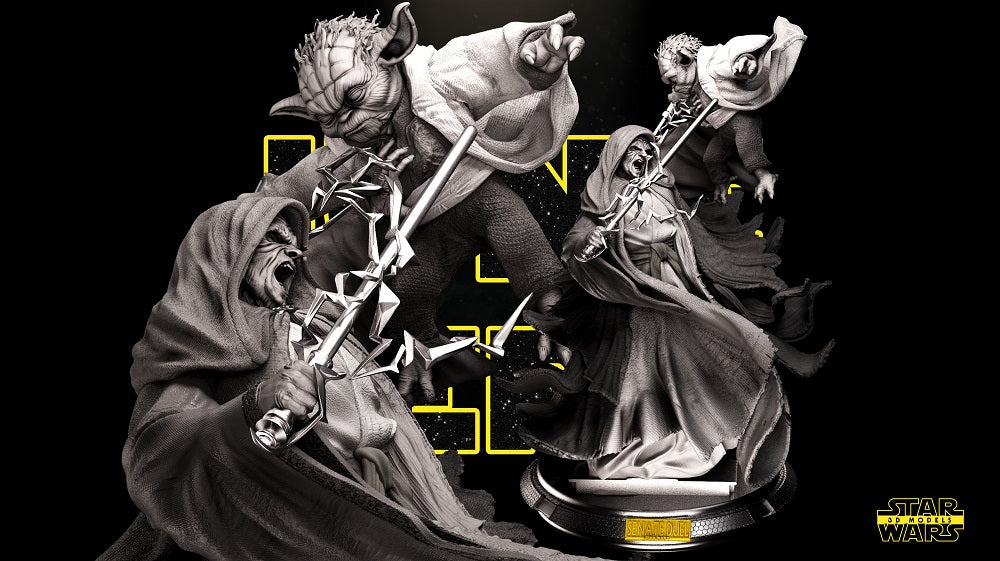 Darth Sidius vs Yoda - SW