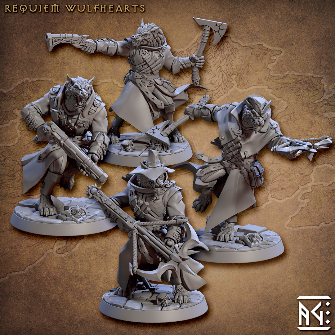 SETS 3 MONSTRUOS DE CAMPAÑA: goblins, hobgoblin y lobos