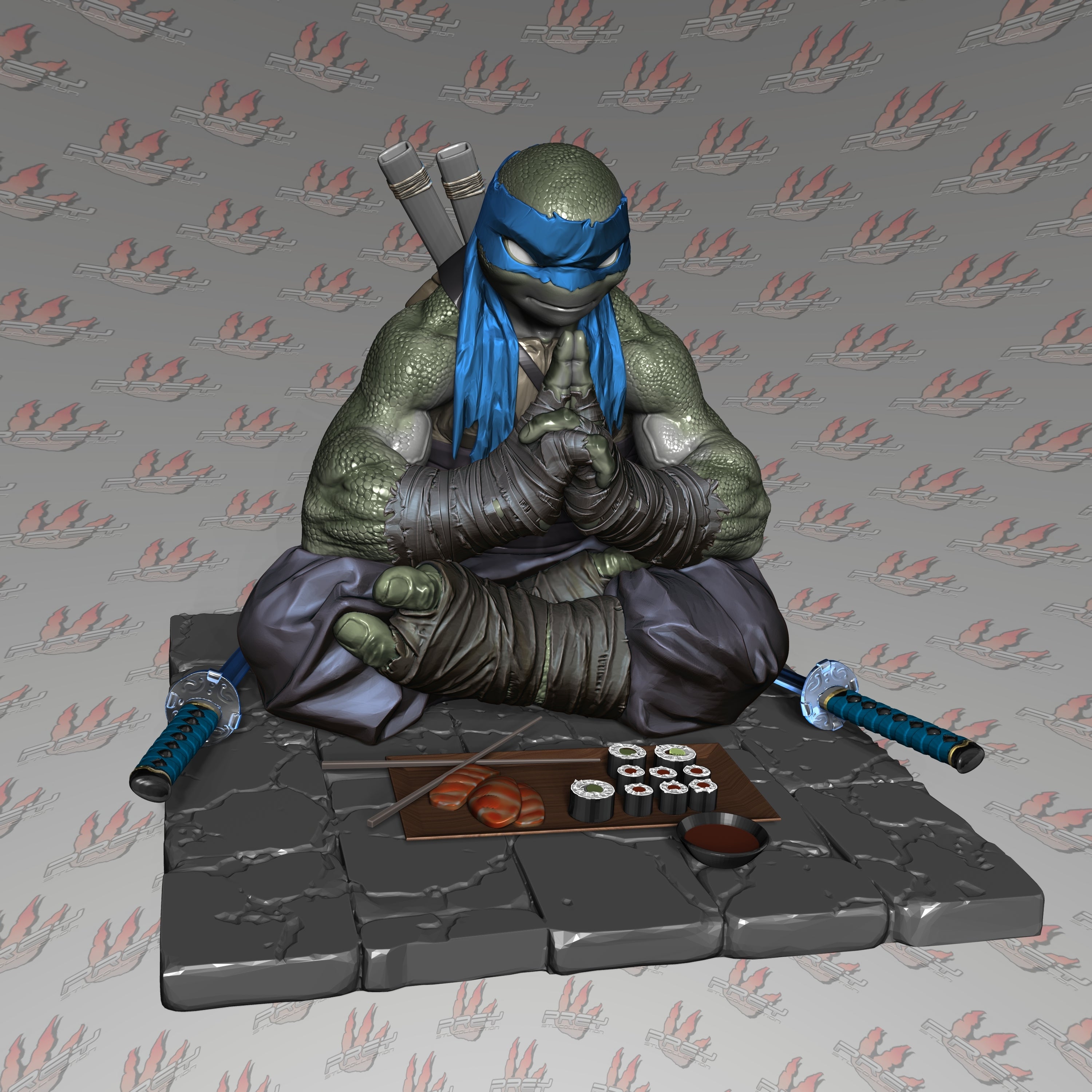 LEO TORTUGA NINJA CENANDO