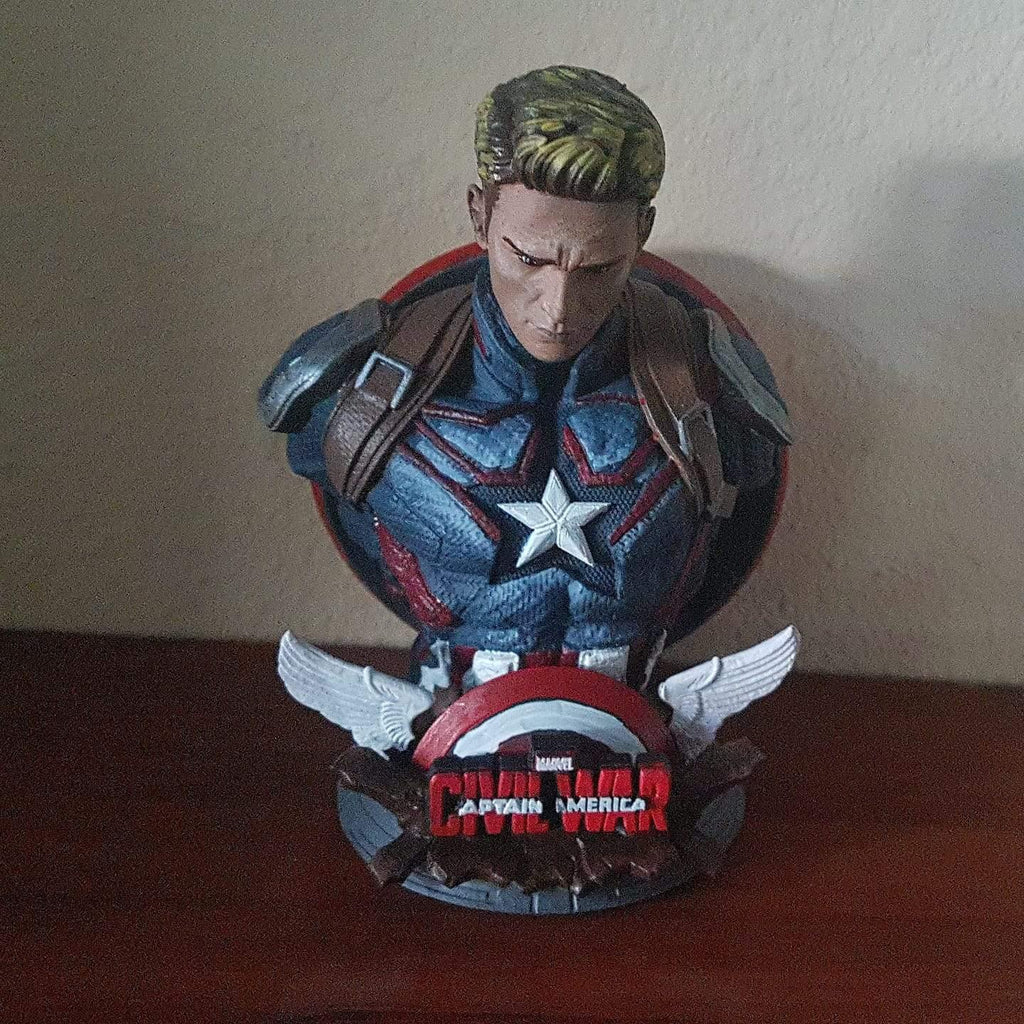 Busto Capitán pintado y montado 13cm - TODO ROL SPAIN 