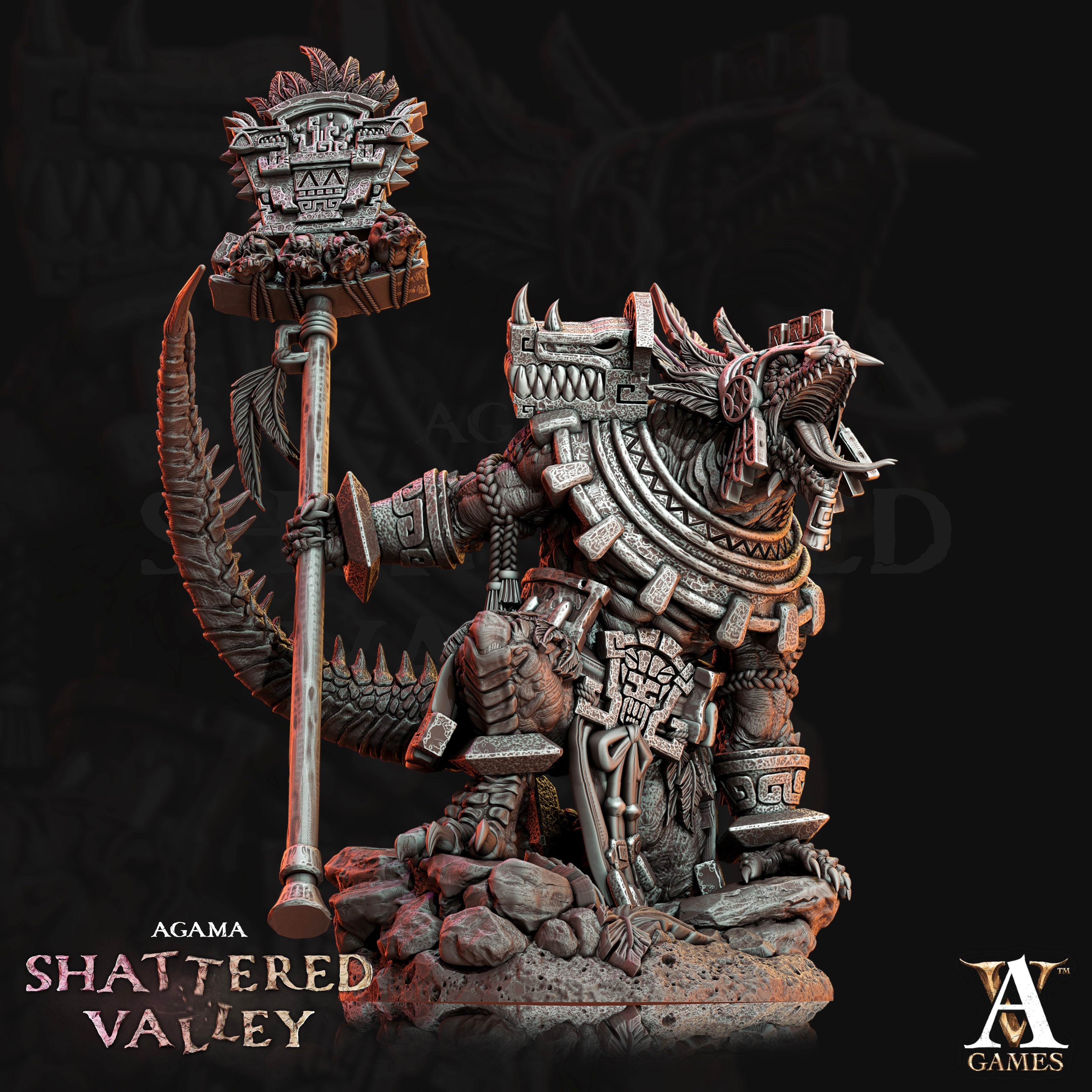Agama Aztical   ADAMA SHATTERED VALLEY