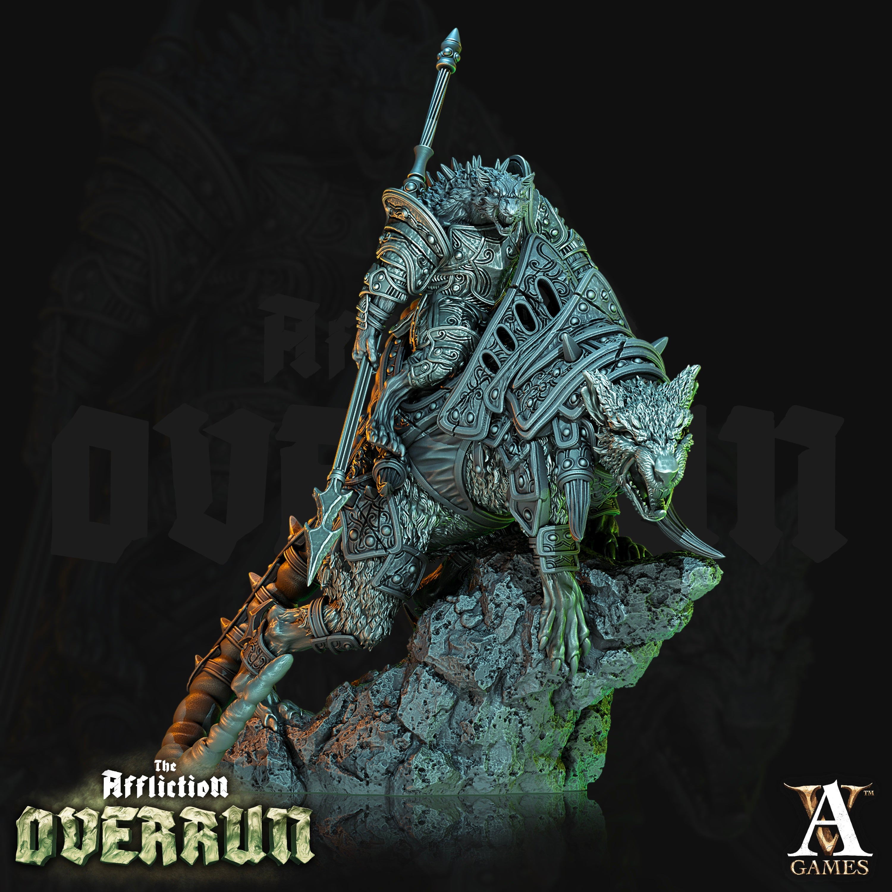 Dire Rat Riders - Ratas