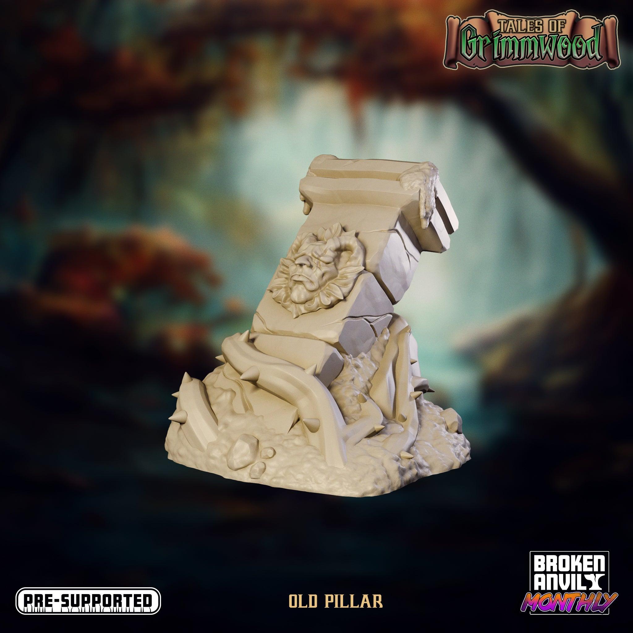 Props Old Pillar - Tales of Grimmwood - TODO ROL SPAIN 