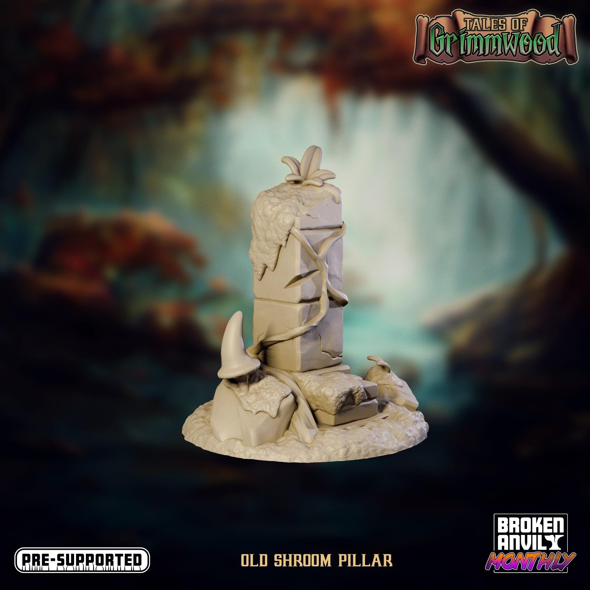Props Old Shroom Pillar - Tales of Grimmwood - TODO ROL SPAIN 