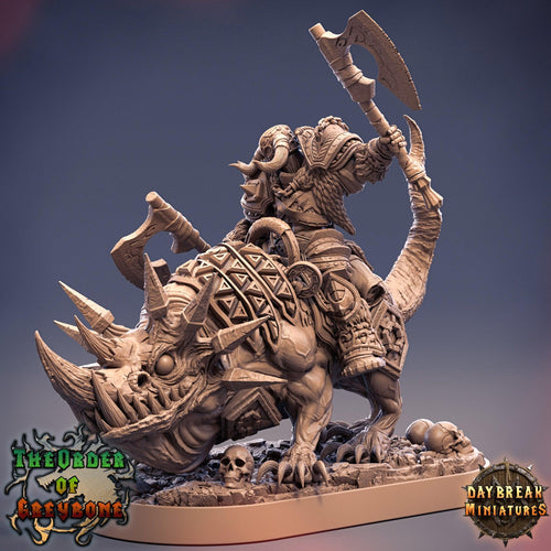 Balthazar Doublefang on Horned Wolf - The Order of Greybone - TODO ROL SPAIN 