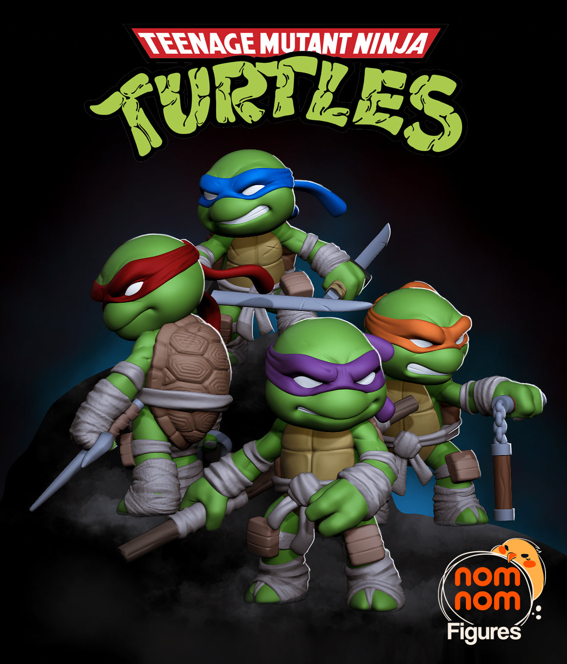 TMNT NINJA TURTLE - Tortugas Ninja Chibi