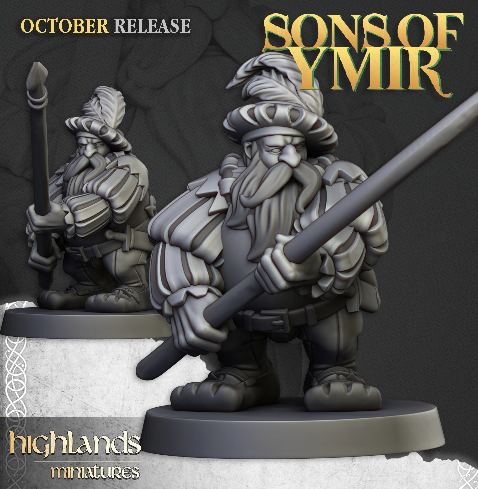 Dwarf Pikemen Unit (8) -  SONS OF YMYR