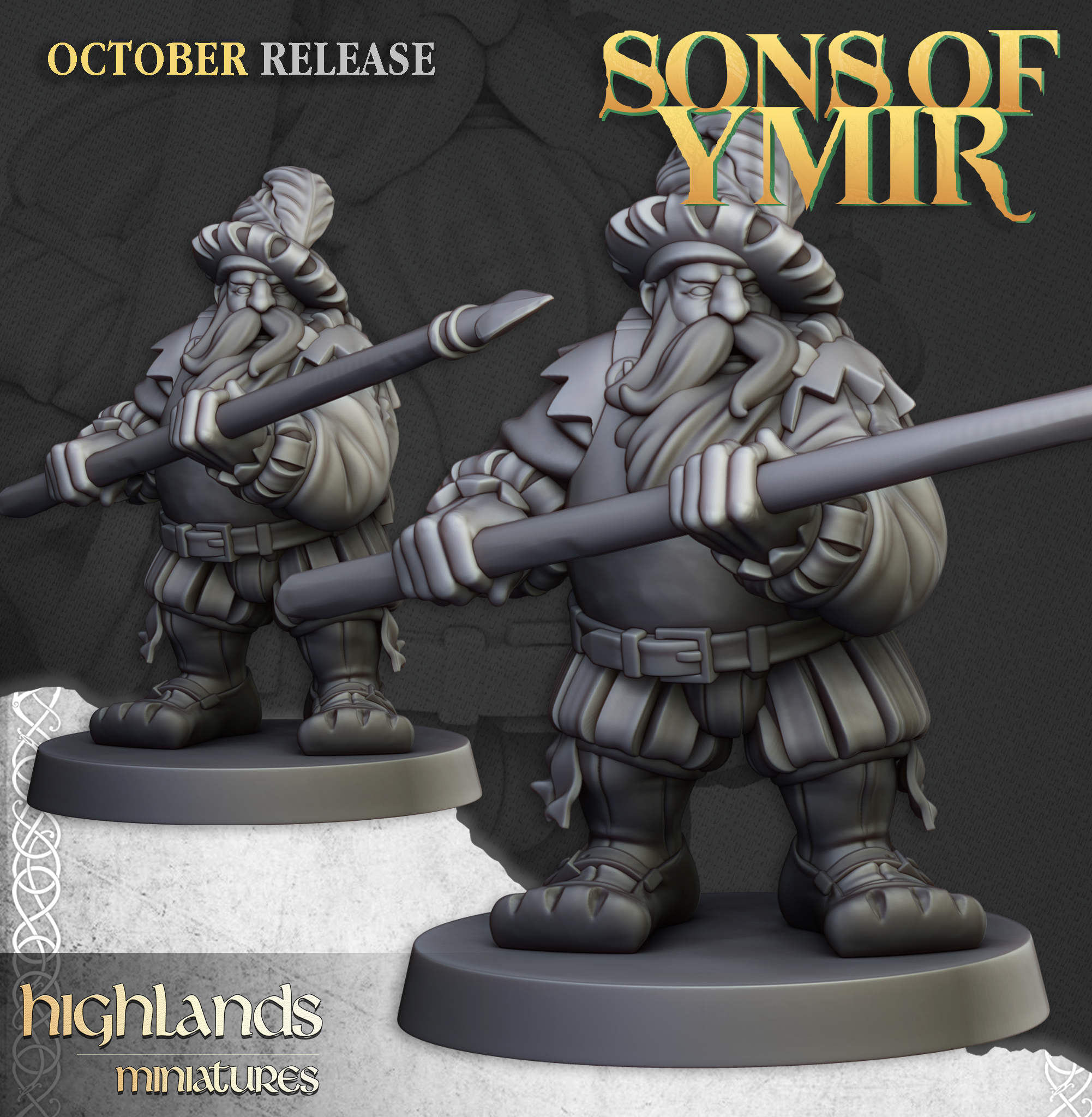 Dwarf Pikemen Unit (8) -  SONS OF YMYR