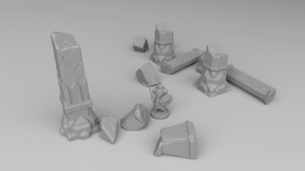 Columnas de Las Minas de los Enanos - TODO ROL SPAIN 