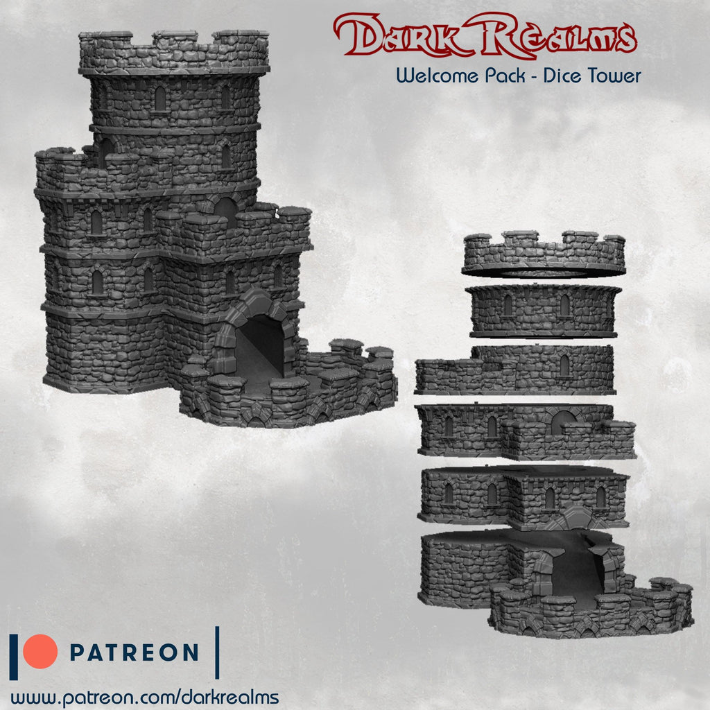 Dice Tower Modular  para wargames 28mm/30mm - TODO ROL SPAIN 