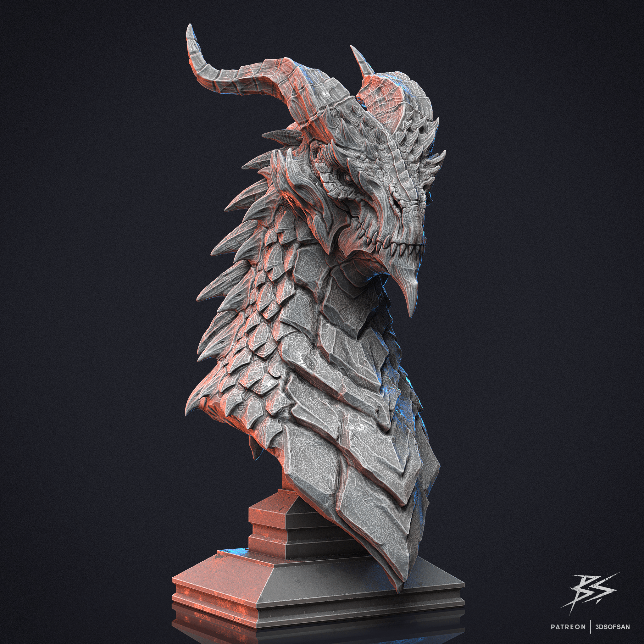 DRAGON BUST 100mm Altura total - TODO ROL SPAIN 