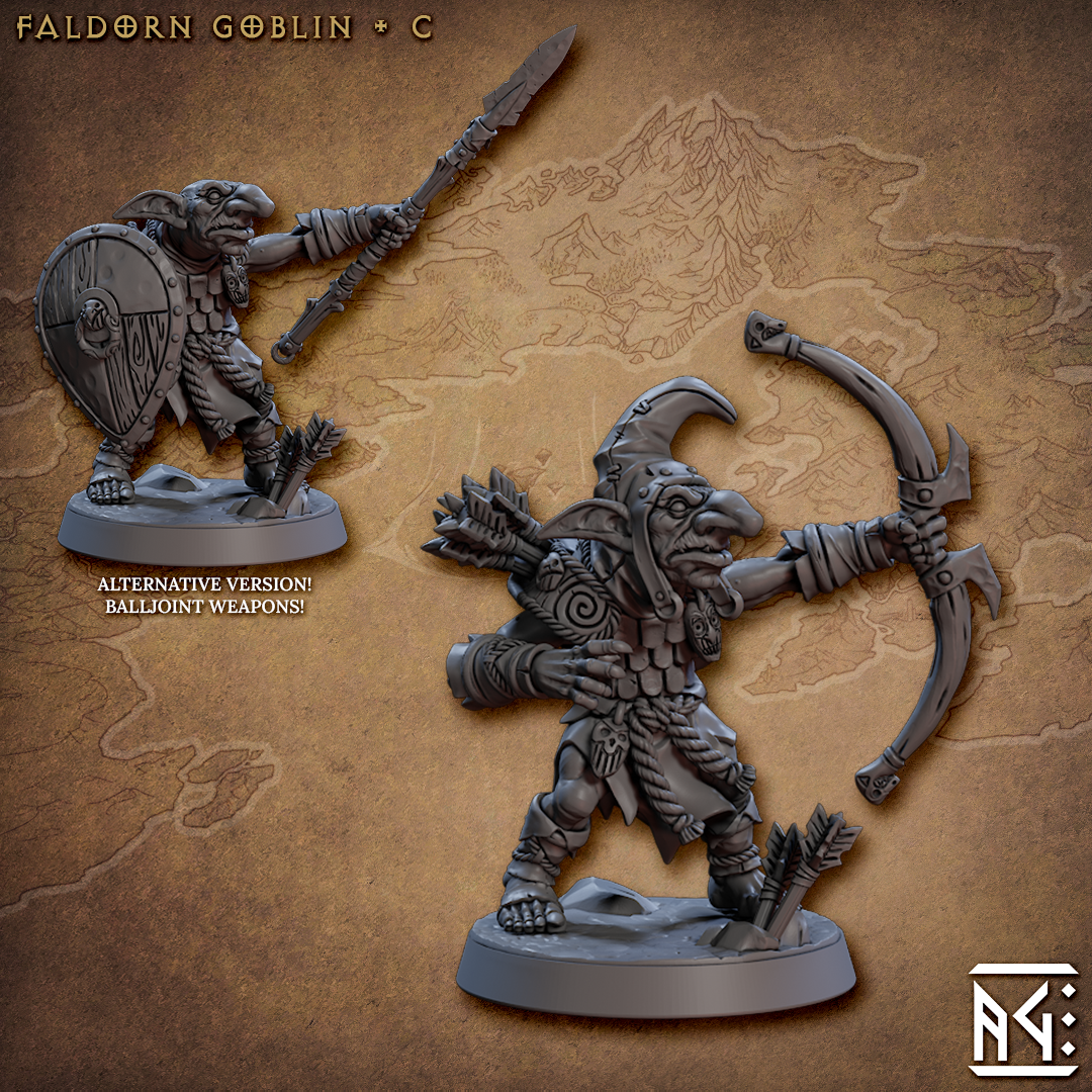 SETS 3 MONSTRUOS DE CAMPAÑA: goblins, hobgoblin y lobos