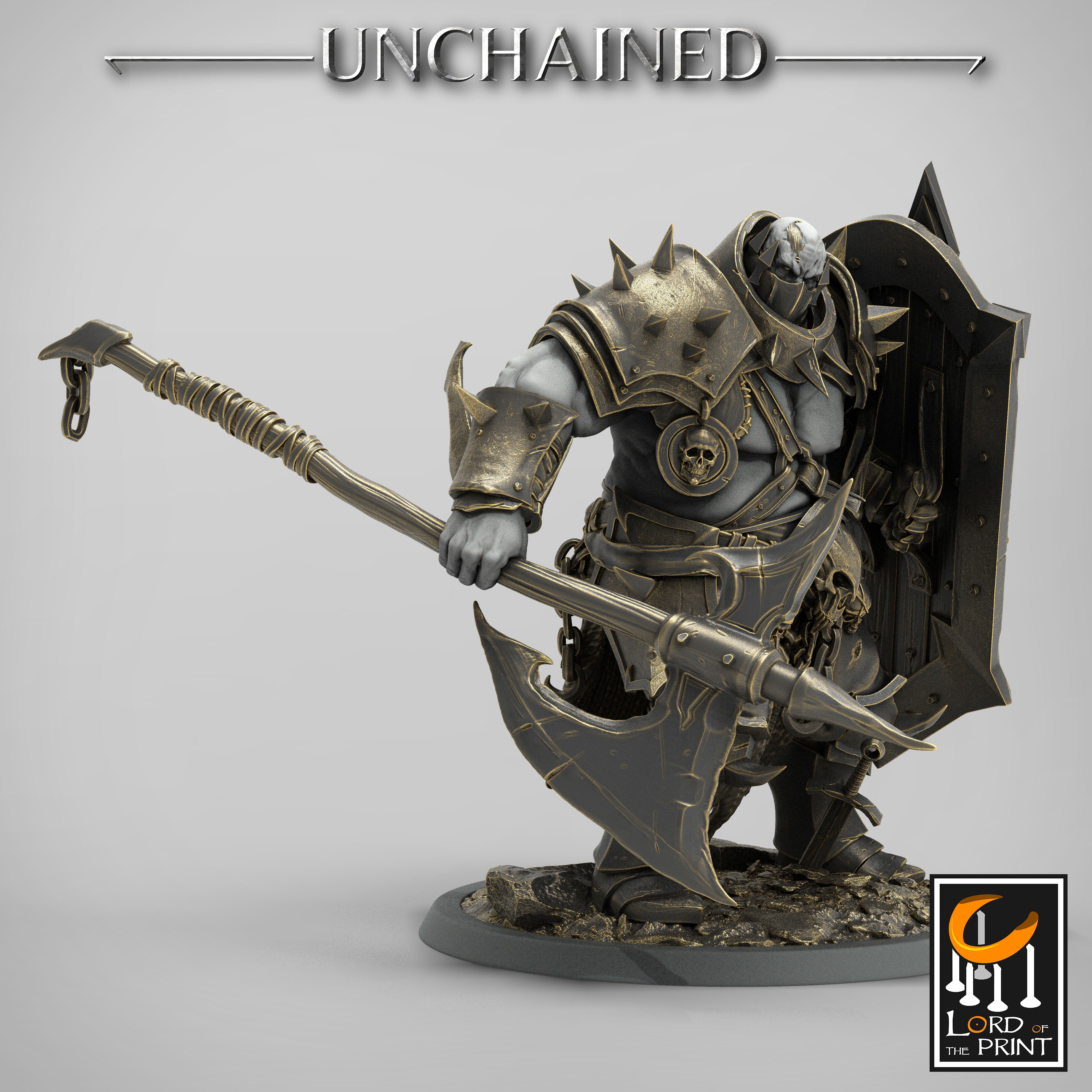 Heavy Soldiers - Halberd Stand - UNCHAINED ARMY