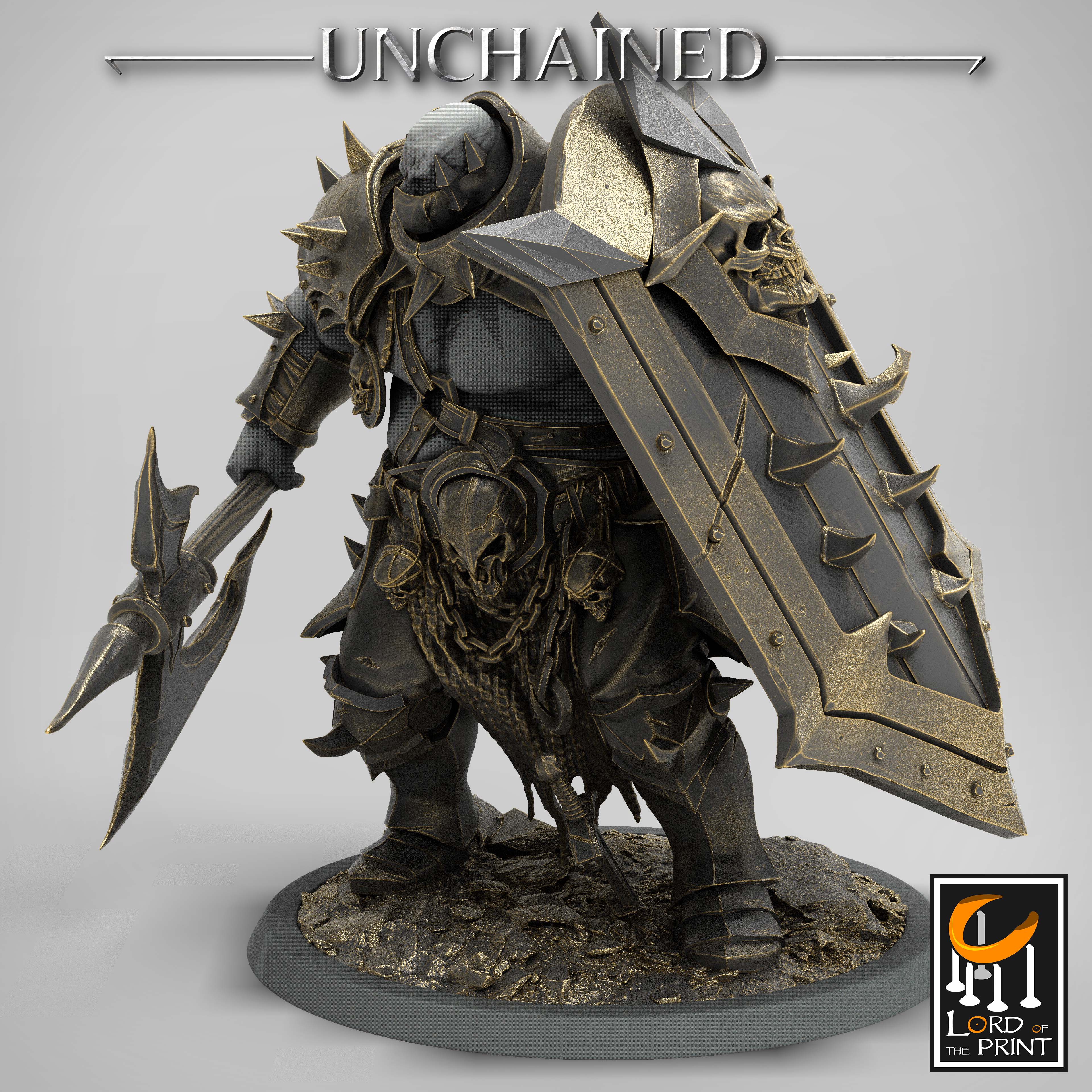 Heavy Soldiers - Halberd Stand - UNCHAINED ARMY